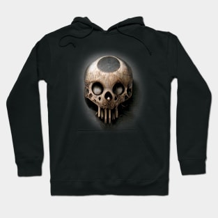 Surreal Alien Skull Artwork, Species Artwork Hoodie